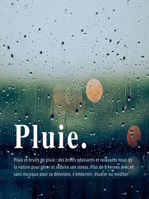 cover image of Pluie et bruits de pluie
